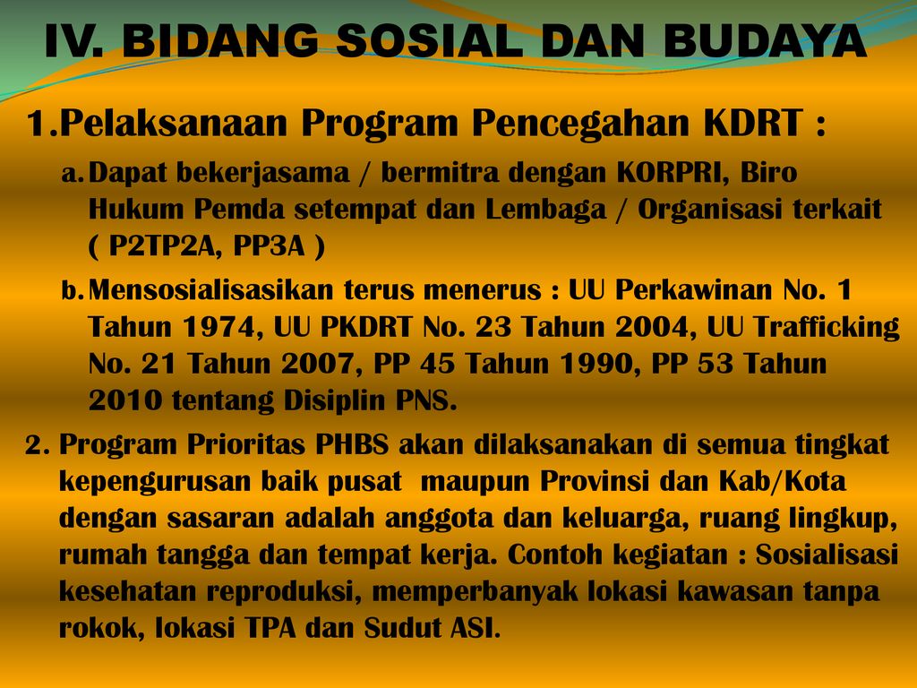 Contoh Program Kerja Bidang Sosial